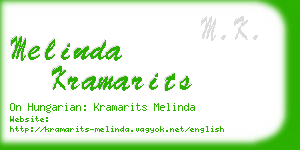 melinda kramarits business card